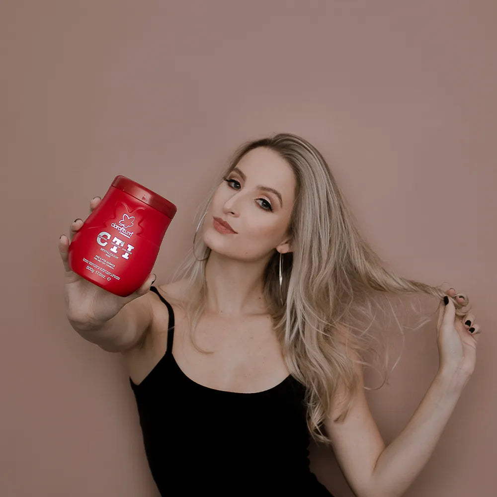 Clorofitum CTI Revitalizador Máscara Pré e Pós Química 500 gr