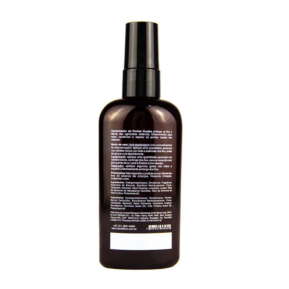 Óleo Capilar Cauterizador de Macadâmia de Óleo de Semente de Uva (100ml)