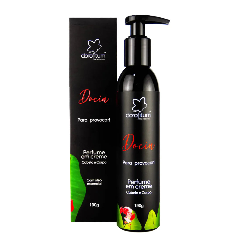 Hidratante Desodorante Perfume em Creme Cabelo e Corpo Docin (190g)