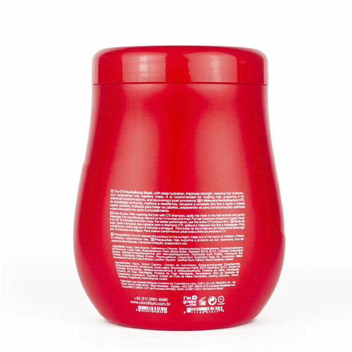 Clorofitum CTI Revitalizador Máscara Pré e Pós Química 500 gr