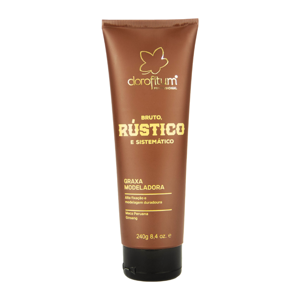 GRAXA MODELADORA BRUTO, RUSTICO E SISTEMATICO 240G