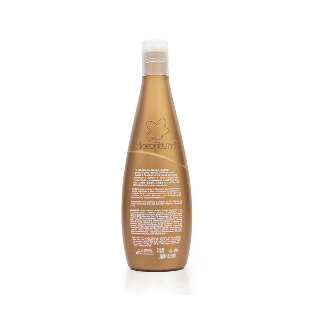 Sauna Capilar Shampoo Águas Termais De Minas 300ml