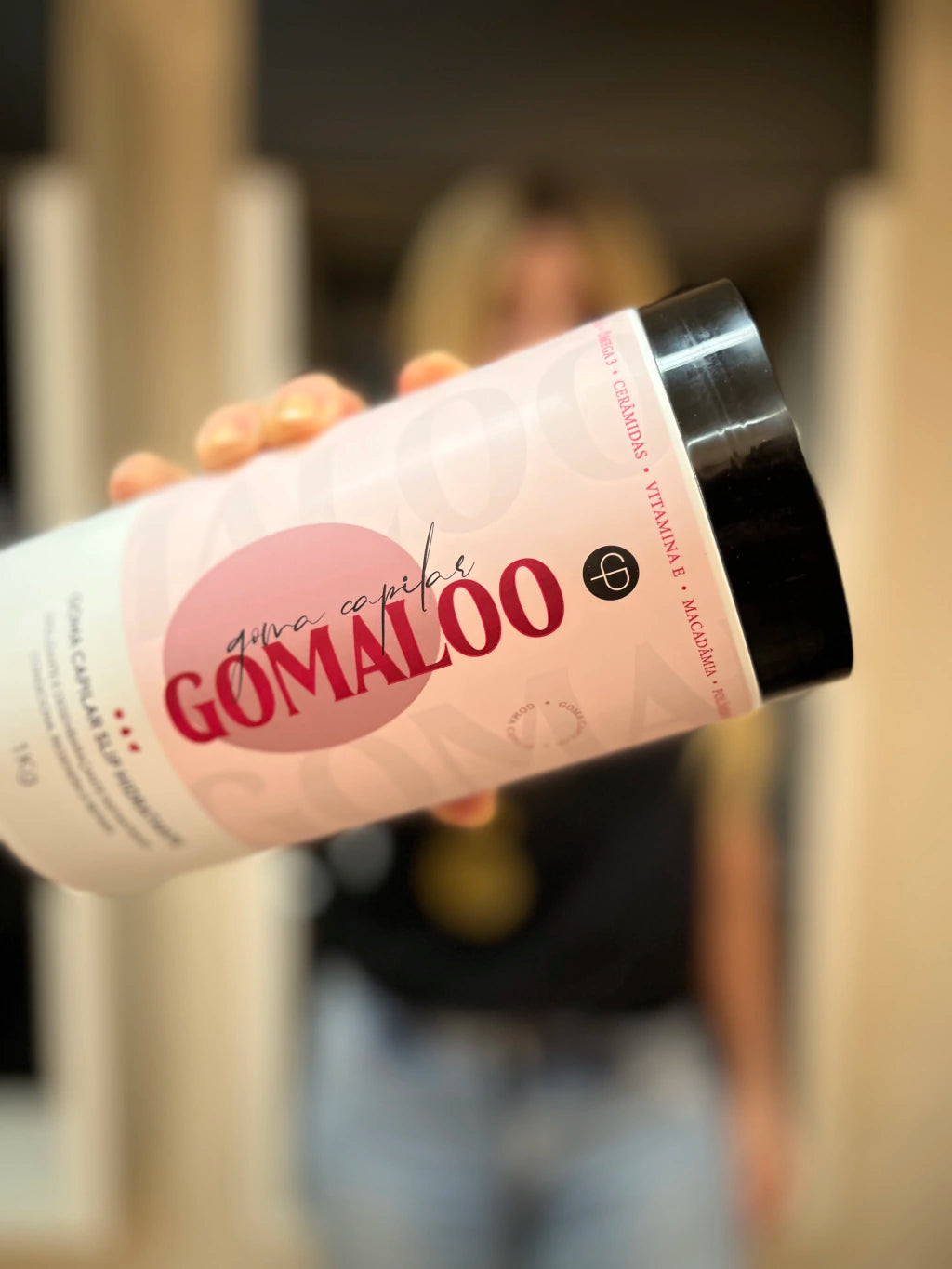 Gomaloo Goma Capilar Efeito Slip Hidratante 1Kg